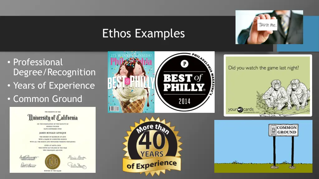 ethos examples