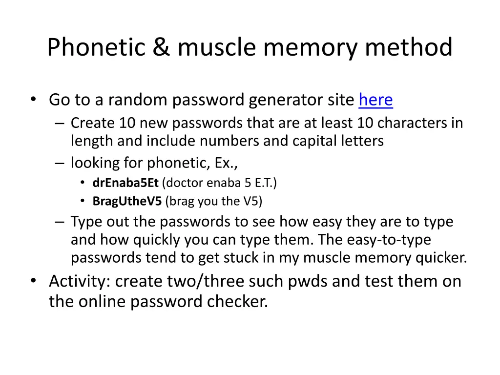 phonetic muscle memory method