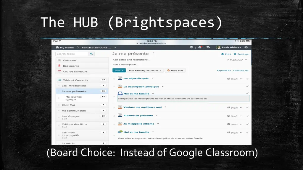 the hub brightspaces