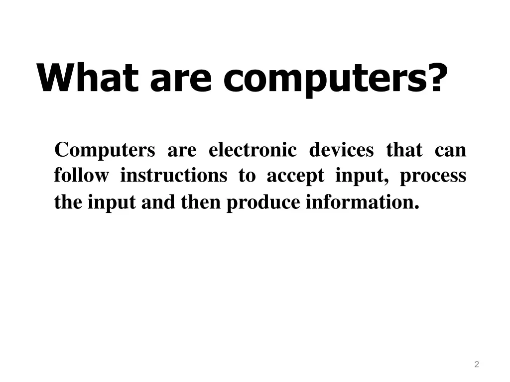 what are computers