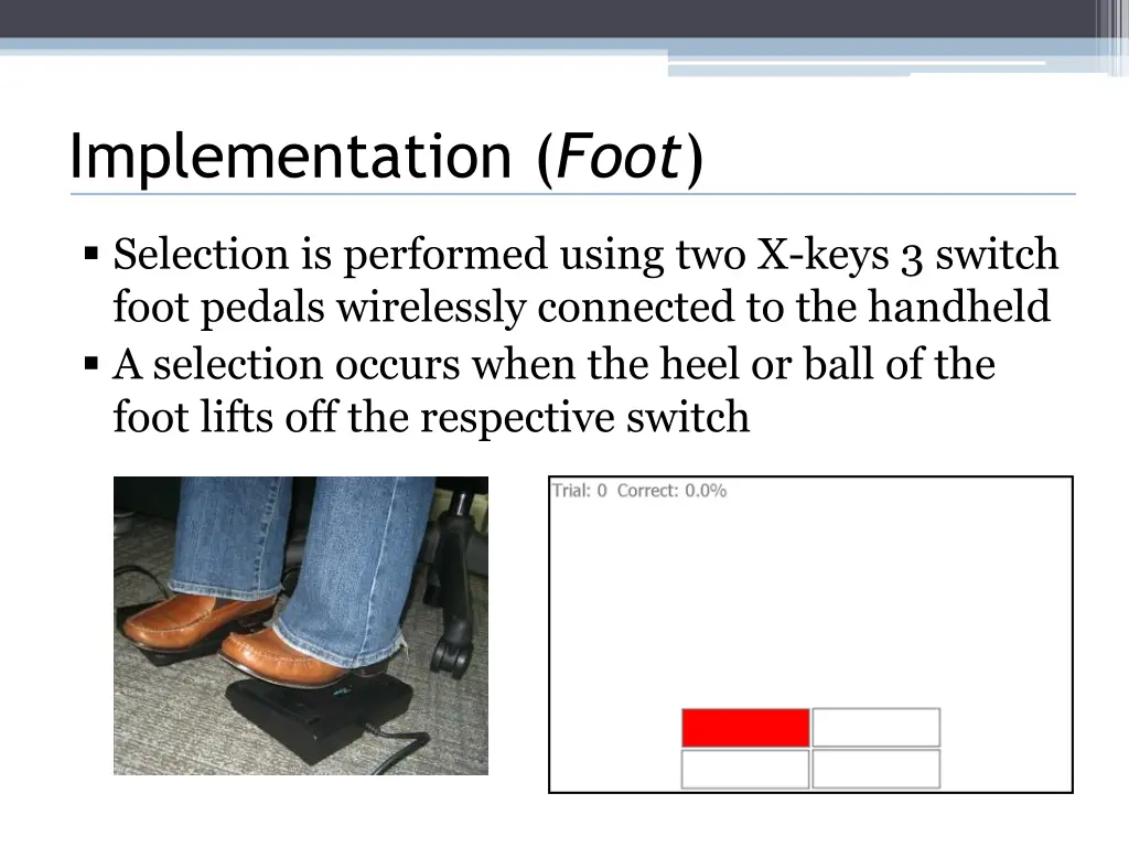 implementation foot