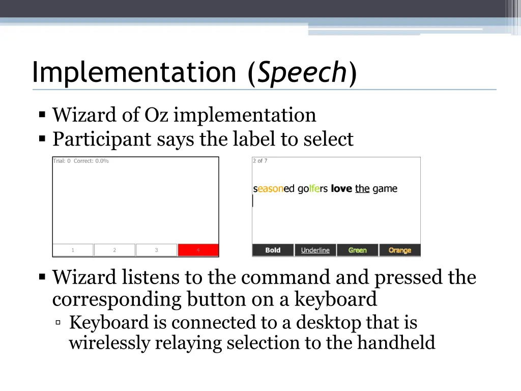 implementation speech