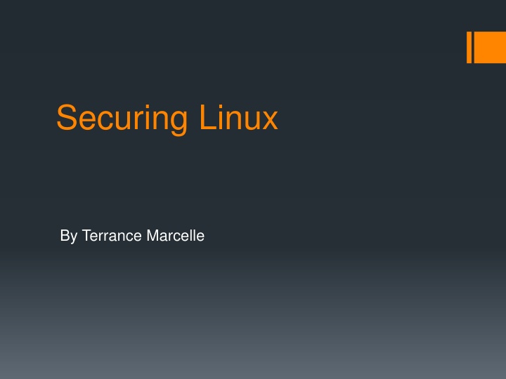 securing linux