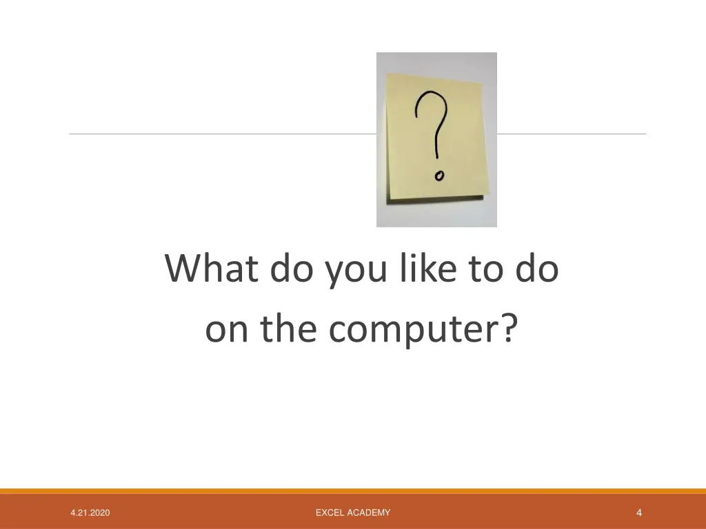 what do you like to do on the computer