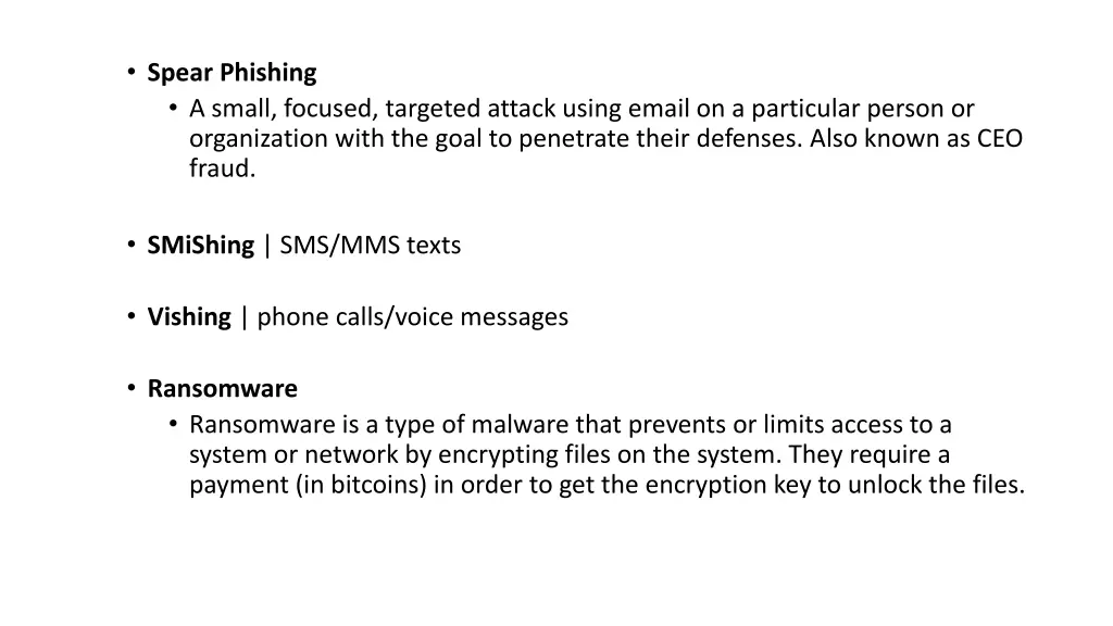 spear phishing a small focused targeted attack