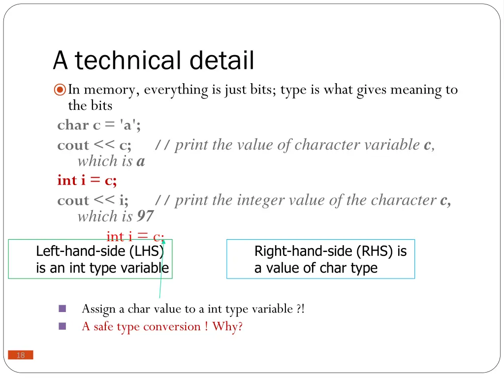 a technical detail in memory everything is just