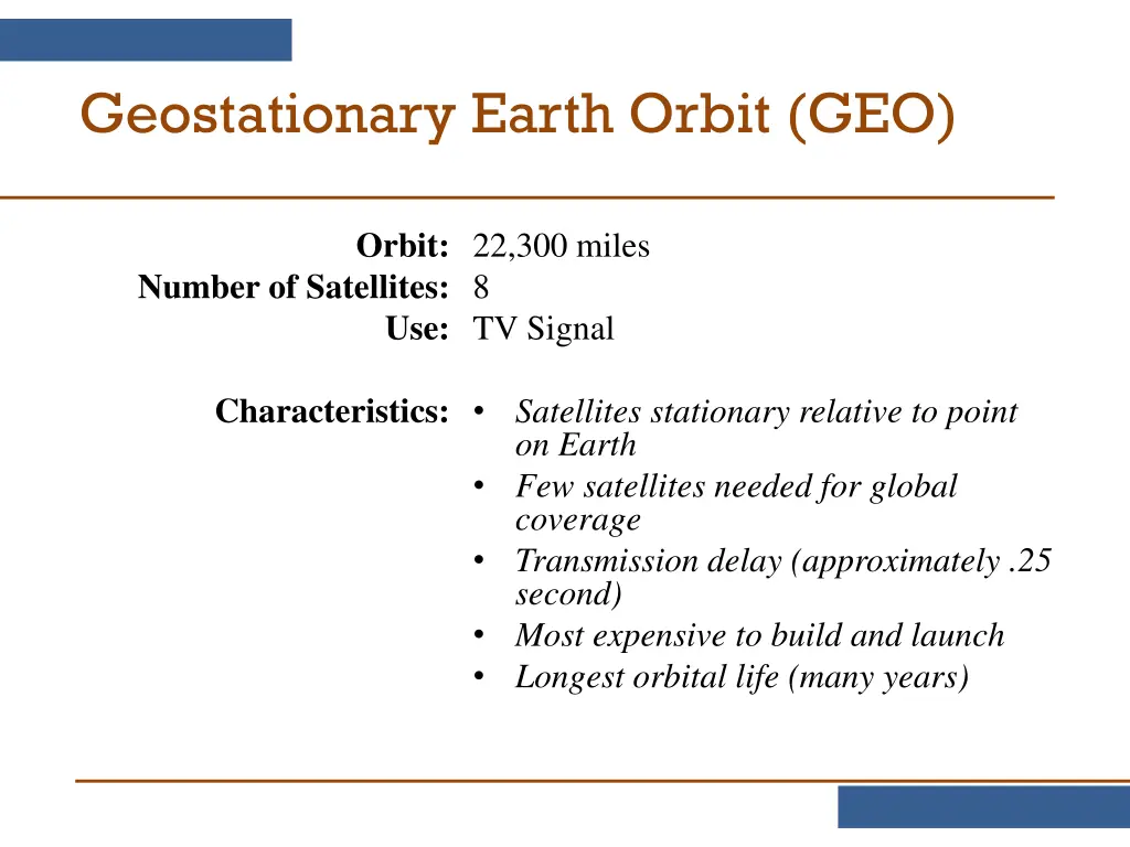 geostationary earth orbit geo