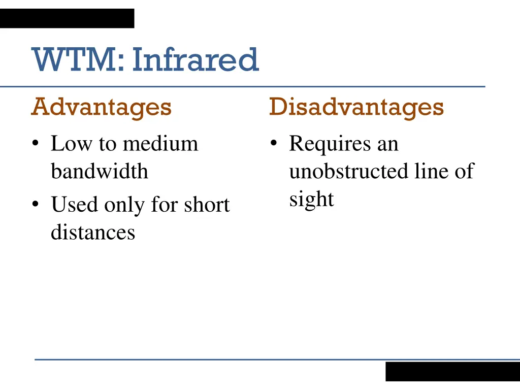 wtm infrared advantages