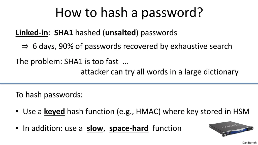 how to hash a password