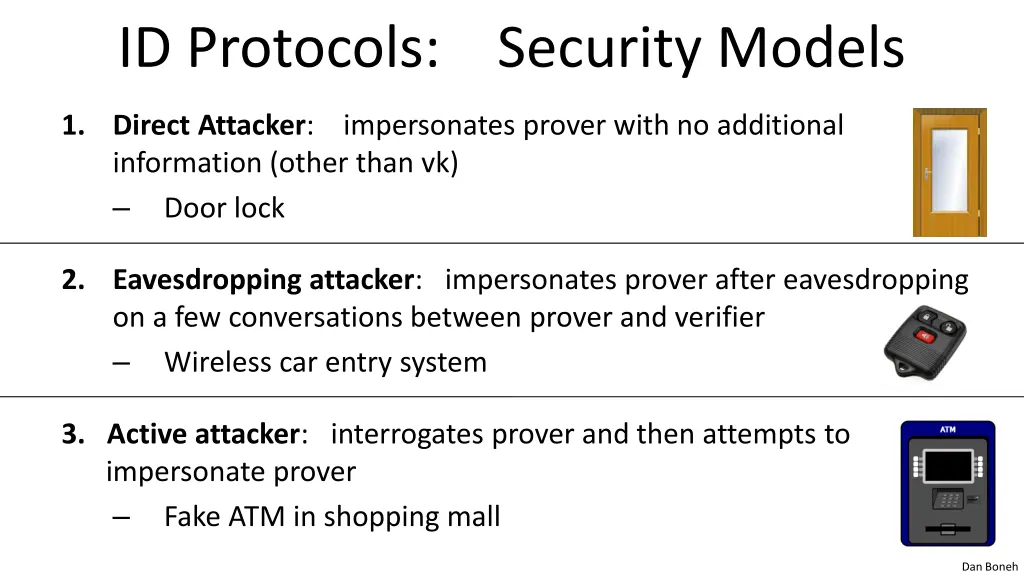 id protocols security models