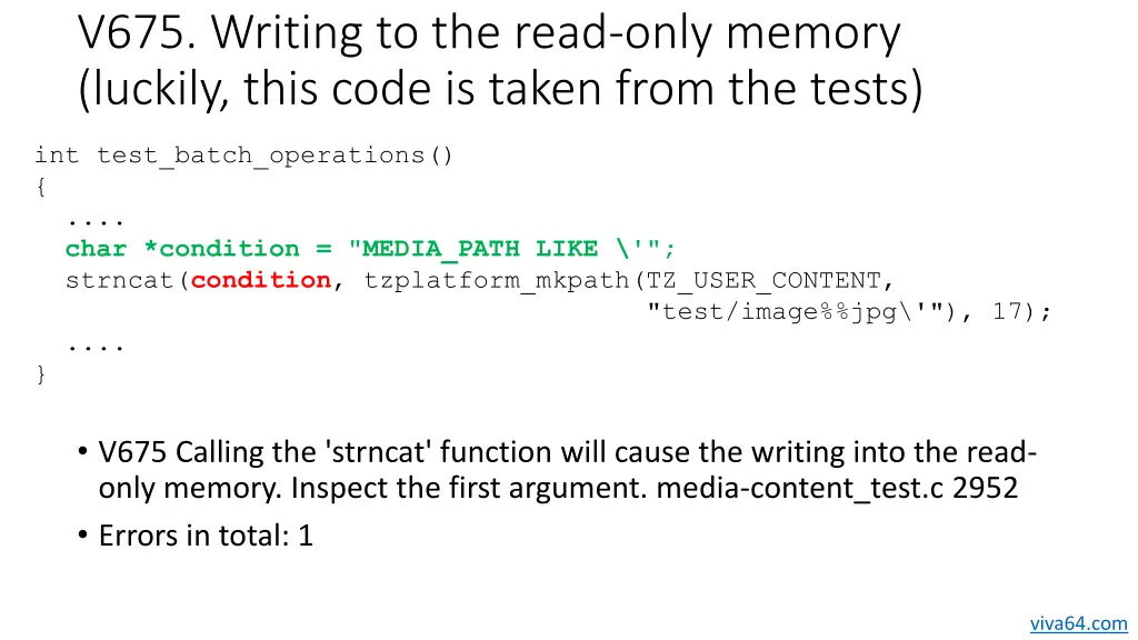 v675 writing to the read only memory luckily this