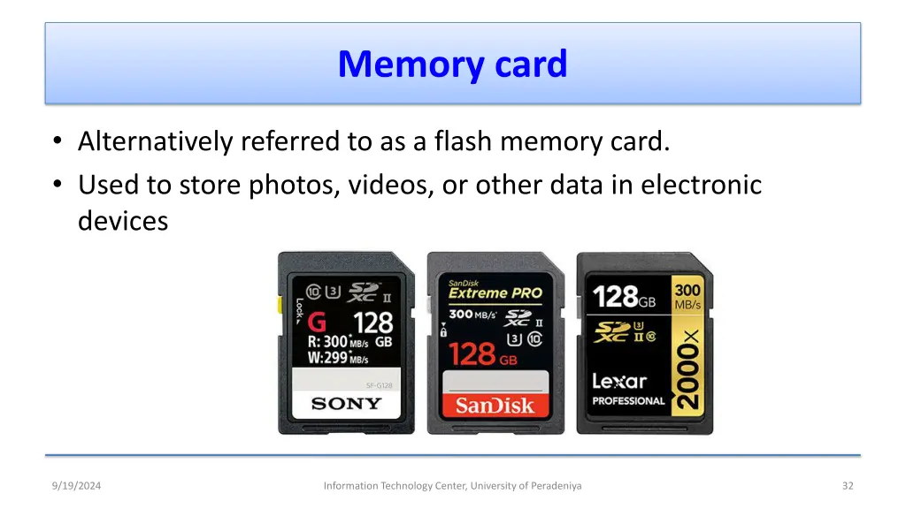 memory card