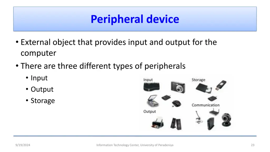 peripheral device