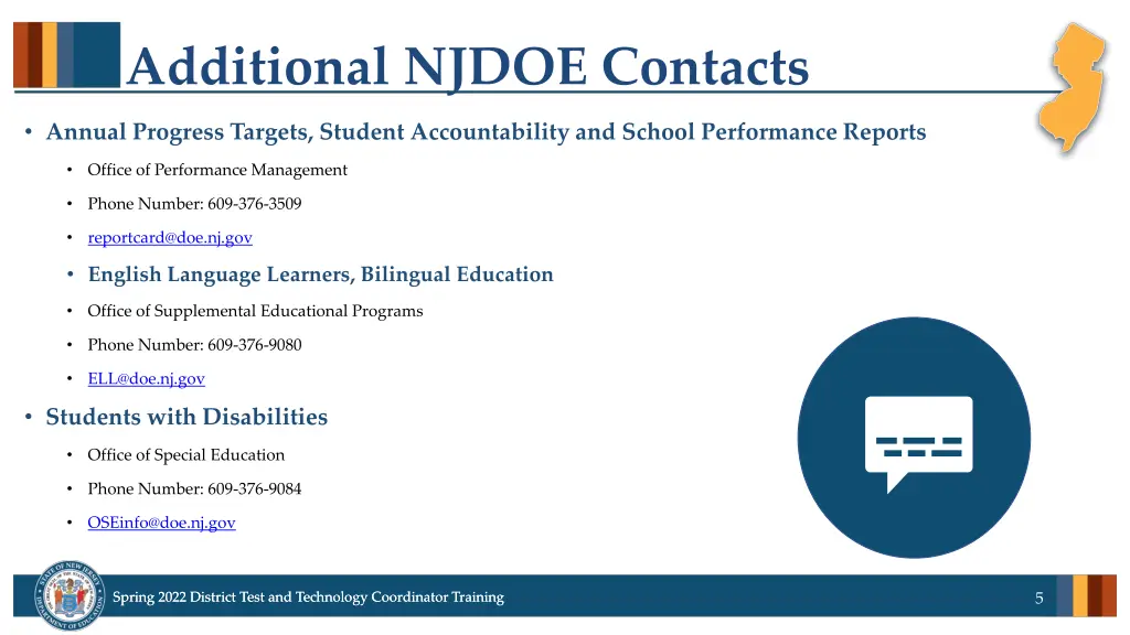 additional njdoe contacts