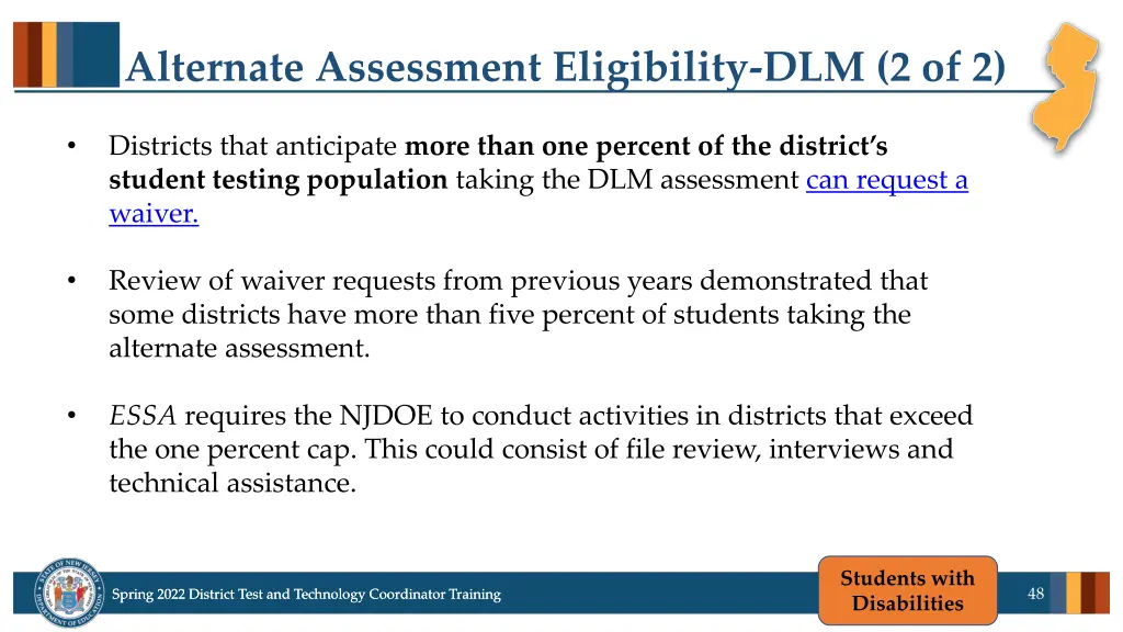 alternate assessment eligibility dlm 2 of 2