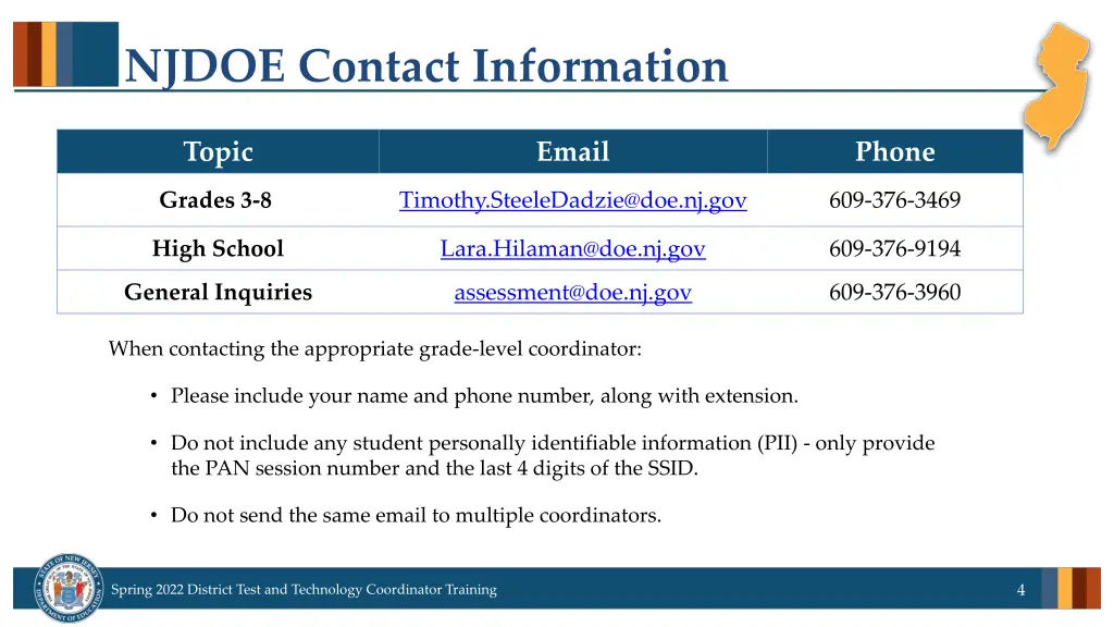 njdoe contact information