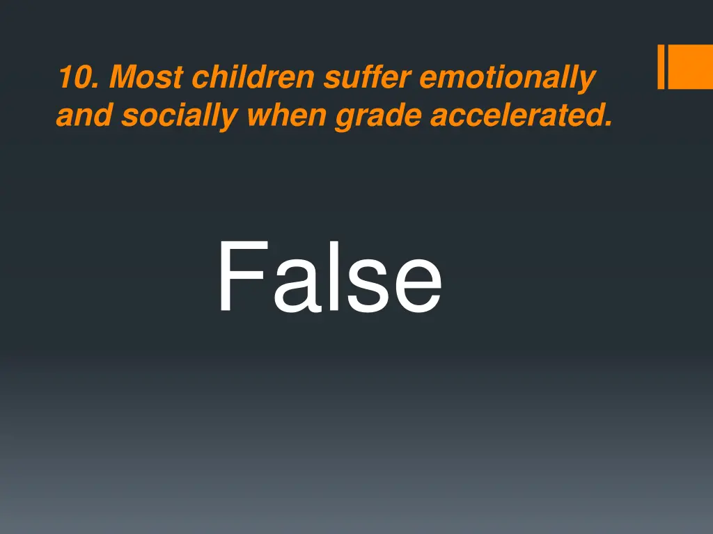 10 most children suffer emotionally and socially