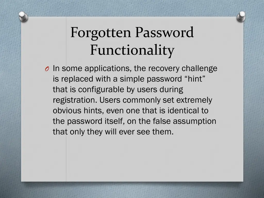 forgotten password functionality 3