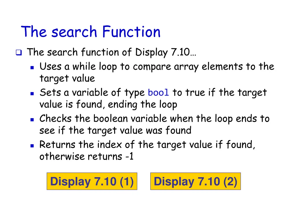 the search function the search function