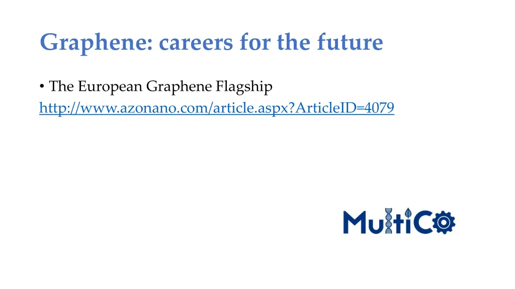 graphene careers for the future