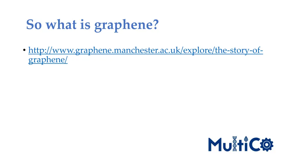 so what is graphene