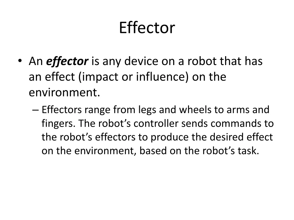 effector