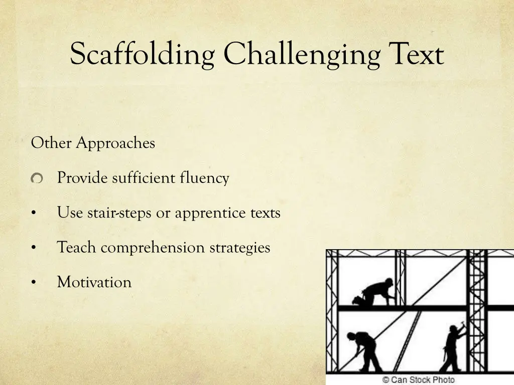 scaffolding challenging text 1