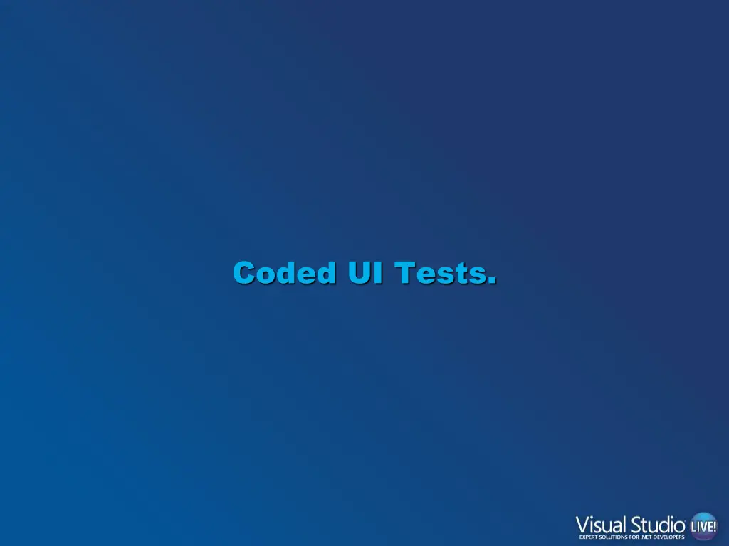 coded ui tests