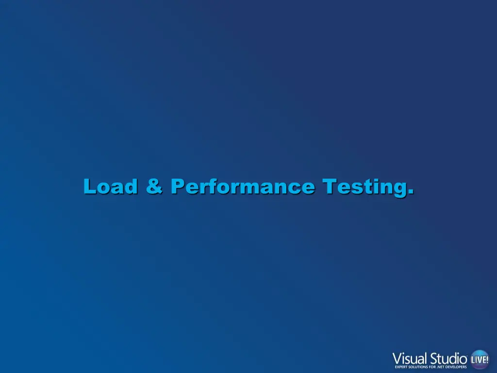 load performance testing