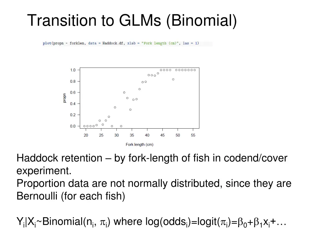 transition to glms binomial