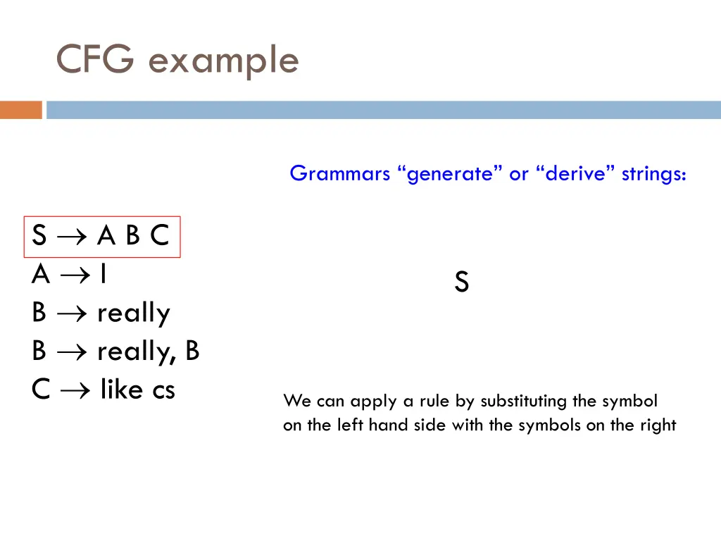 cfg example 1