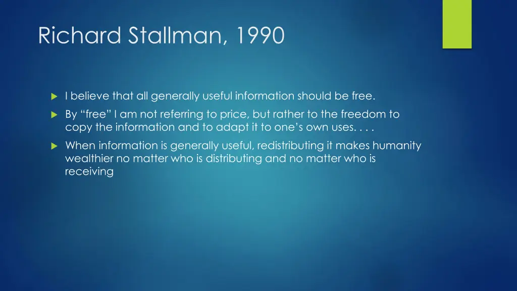 richard stallman 1990