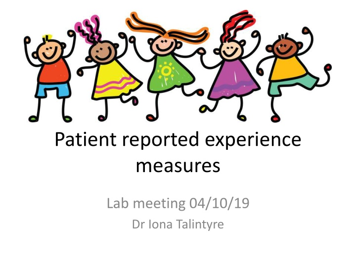 patient reported experience measures