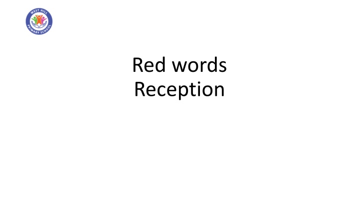 red words reception