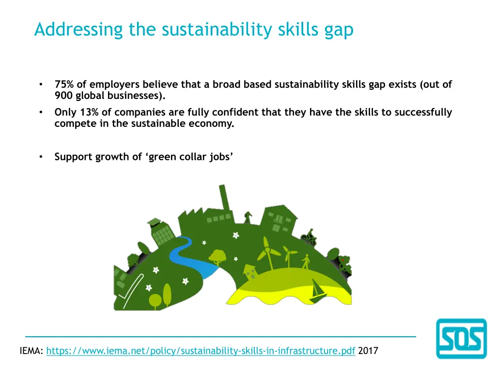 addressing the sustainability skills gap