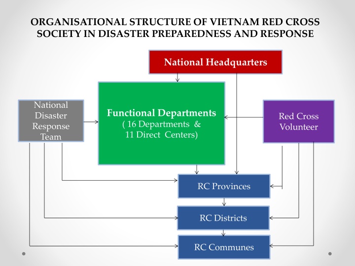 organisational structure of vietnam red cross