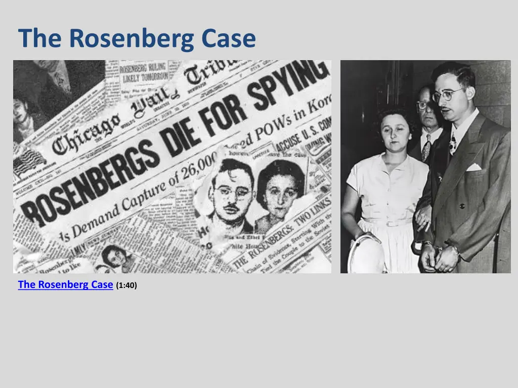 the rosenberg case