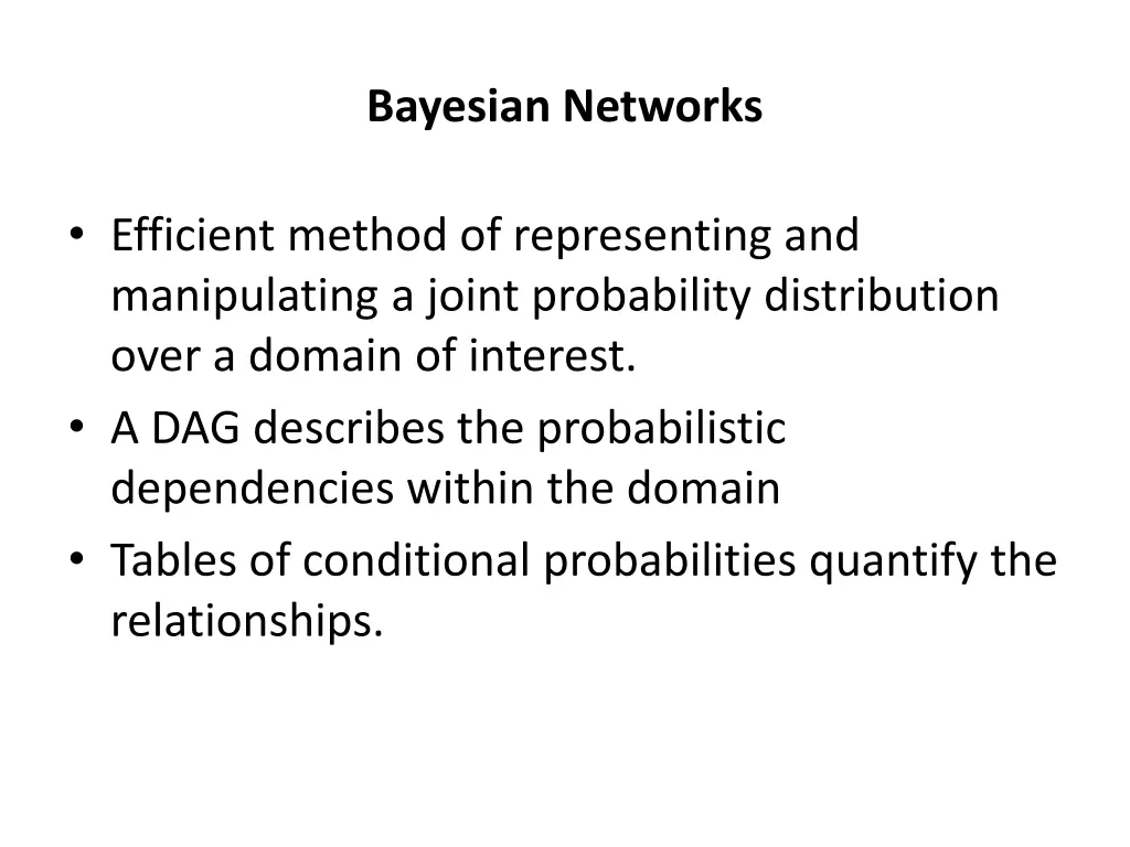 bayesian networks