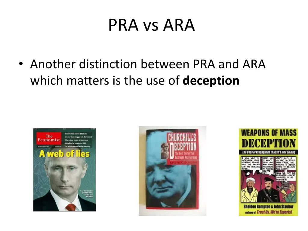 pra vs ara