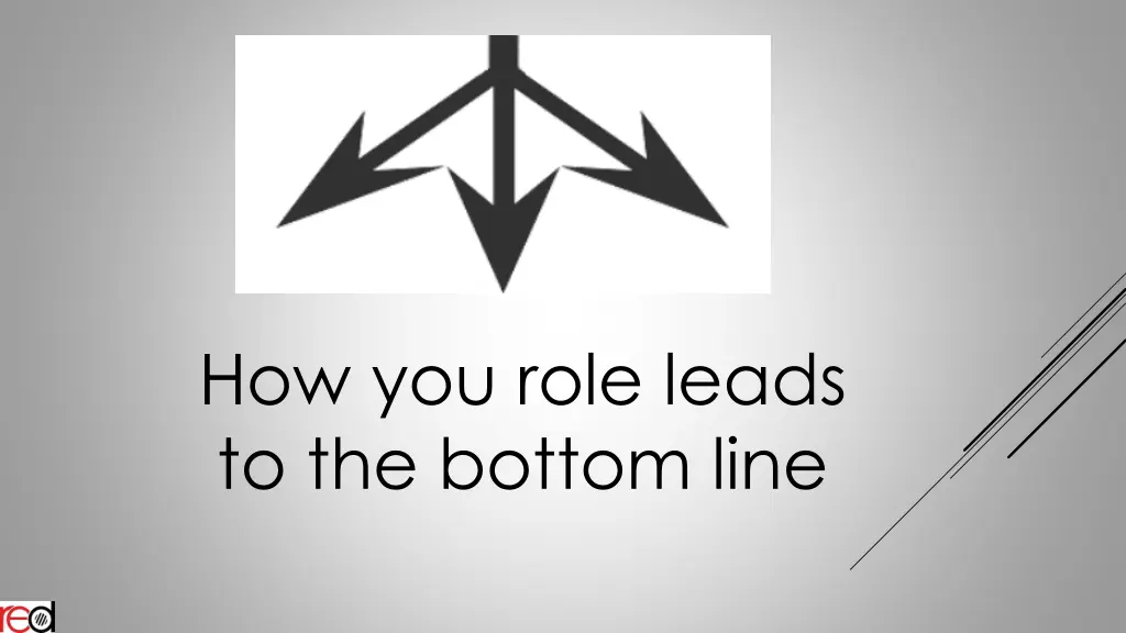 how you role leads to the bottom line