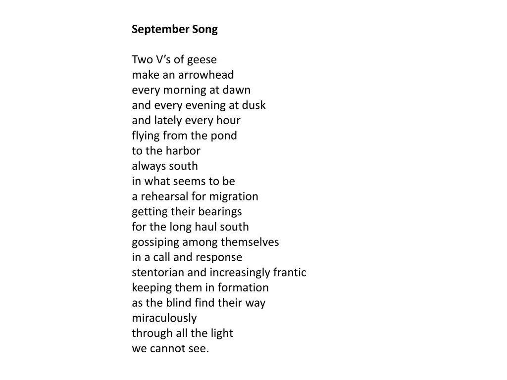 september song