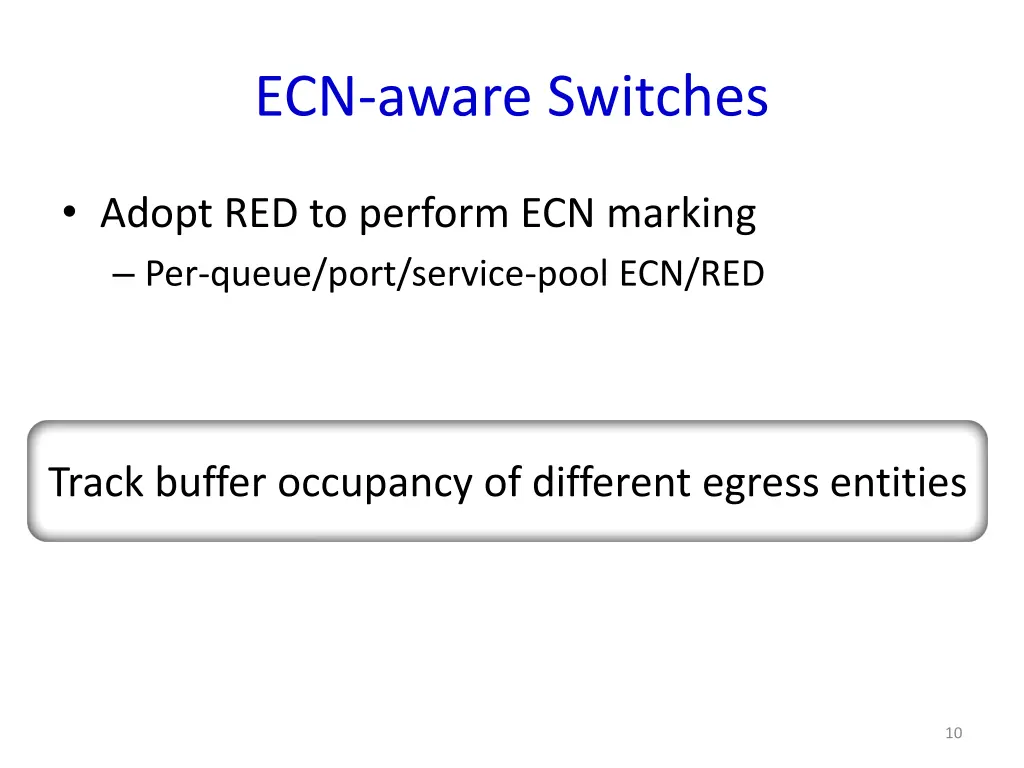 ecn aware switches 1