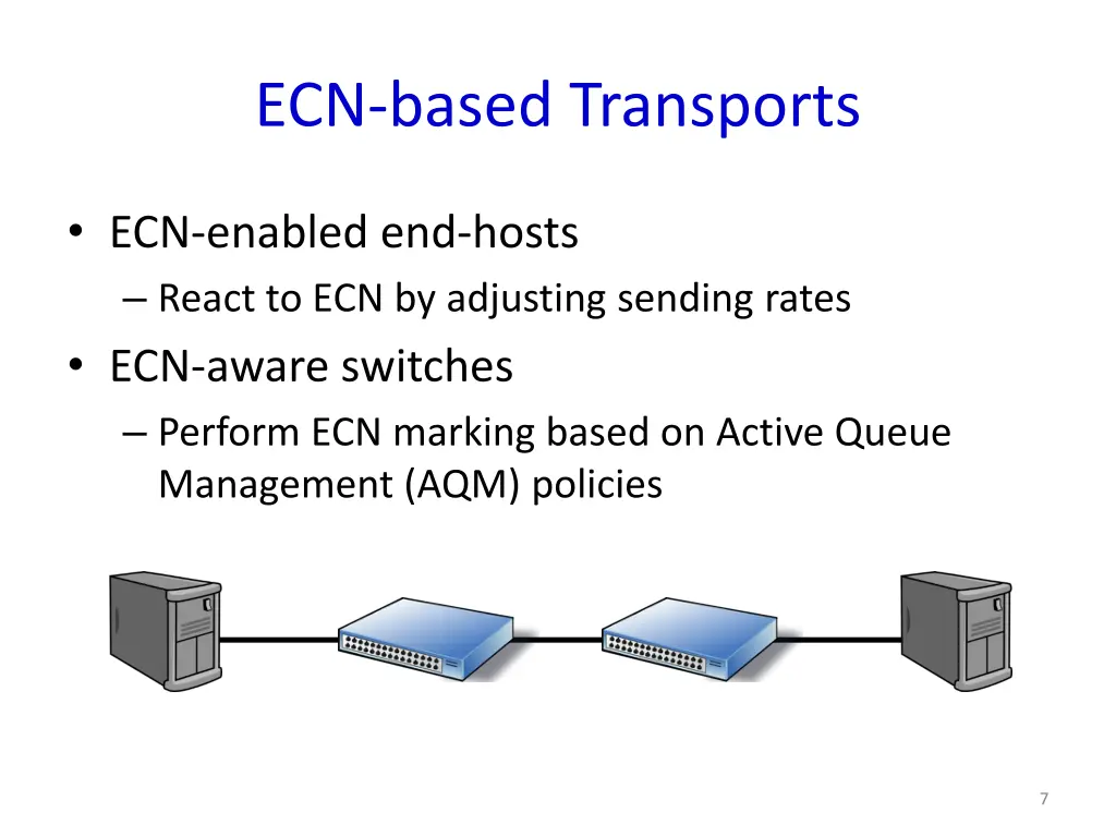 ecn based transports 2