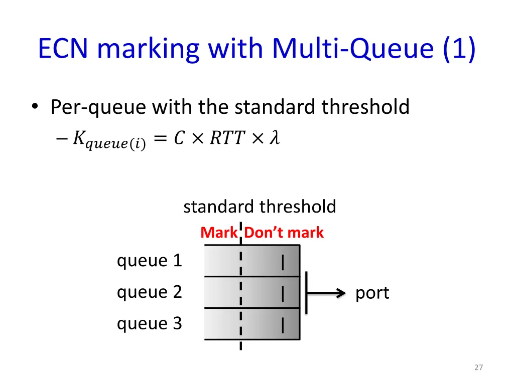 ecn marking with multi queue 1 1