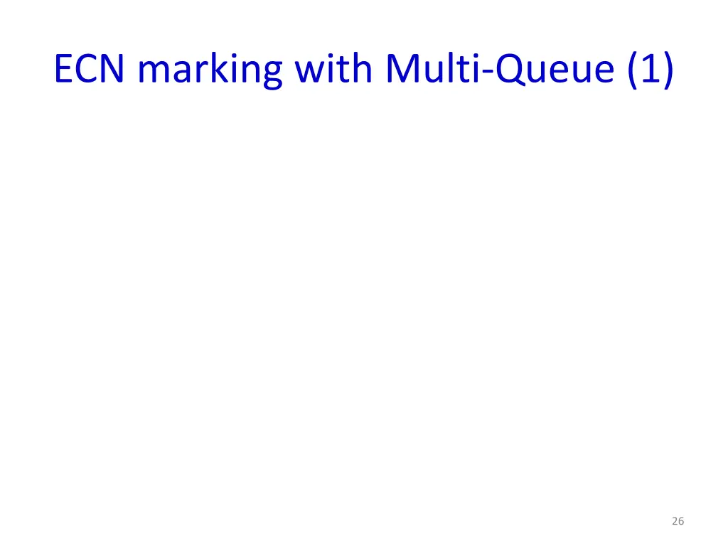 ecn marking with multi queue 1