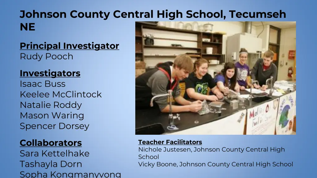 johnson county central high school tecumseh ne