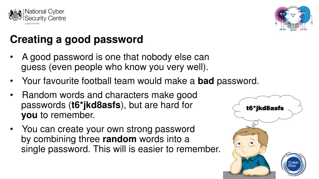 creating a good password