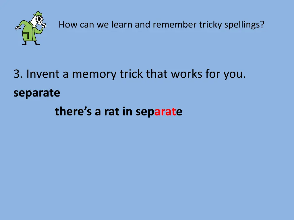 how can we learn and remember tricky spellings 2