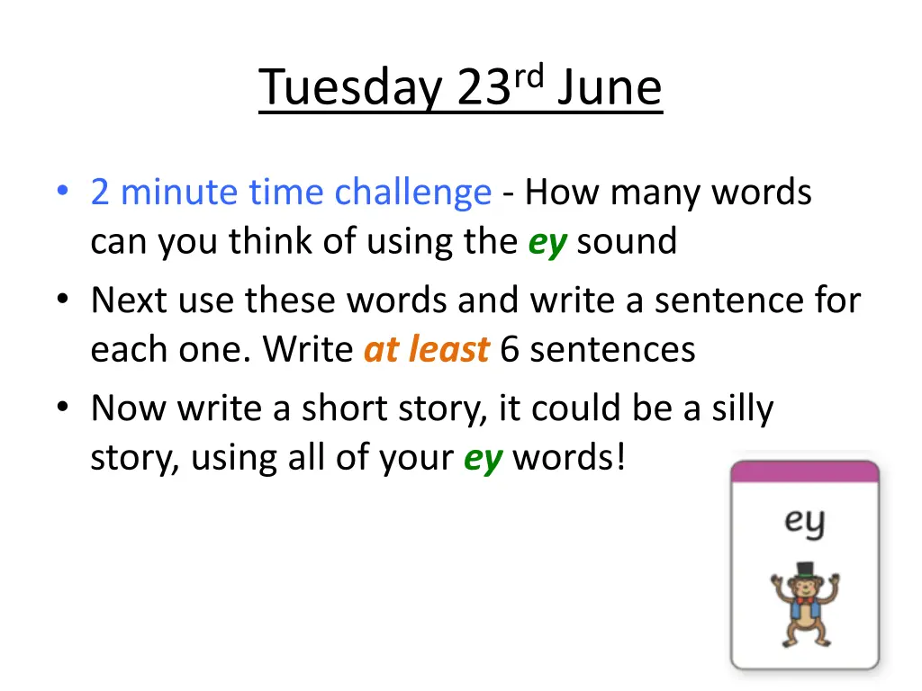 tuesday 23 rd june