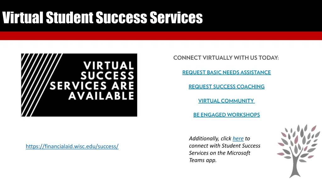 virtual student success services